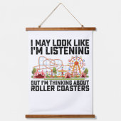 Tapisserie Suspendue J'ai peut-être l'air d'écouter, mais je pense à Ab (Recto)