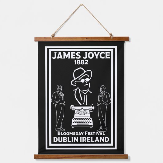 Tapisserie Suspendue James Joyce Dublin Irlande (Recto)