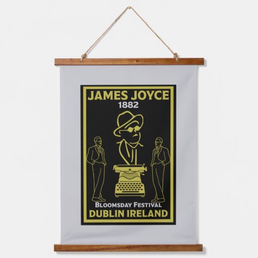 Tapisserie Suspendue James Joyce Dublin Irlande (Recto)