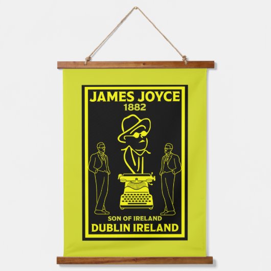 Tapisserie Suspendue James Joyce Dublin Irlande (Recto)