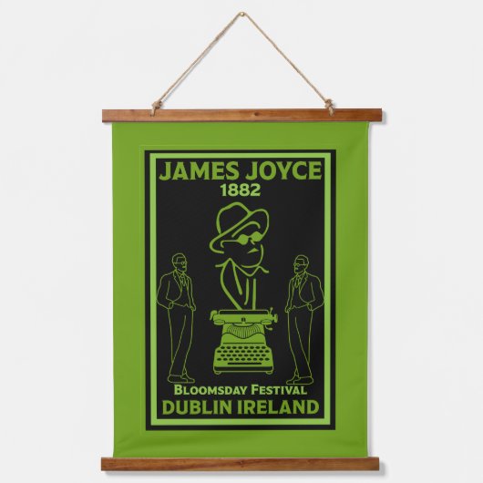 Tapisserie Suspendue James Joyce Dublin Irlande (Recto)