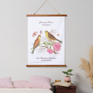 Tapisserie Suspendue Janvier Mois de naissance Fleur Anniversaire Cadea