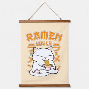 Tapisserie Suspendue Japonais Ramen Chat Ramen Lover
