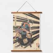 Tapisserie Suspendue Japonais Samurai & Princesse ukiyo e (Recto)