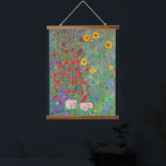 Tapisserie Suspendue Jardin agricole de Gustav Klimt avec tournesols<br><div class="desc">Jardin agricole de Gustav Klimt avec tournesols accrochant la tapisserie.</div>