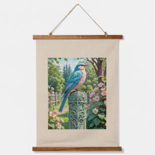 Tapisserie Suspendue Jardin Bluebird