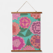 Tapisserie Suspendue Jardin Dahlia (Recto)