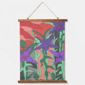 Tapisserie Suspendue Jardin floral Twilight (Recto)