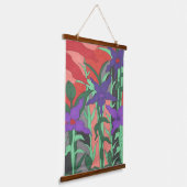Tapisserie Suspendue Jardin floral Twilight (Angulaire)
