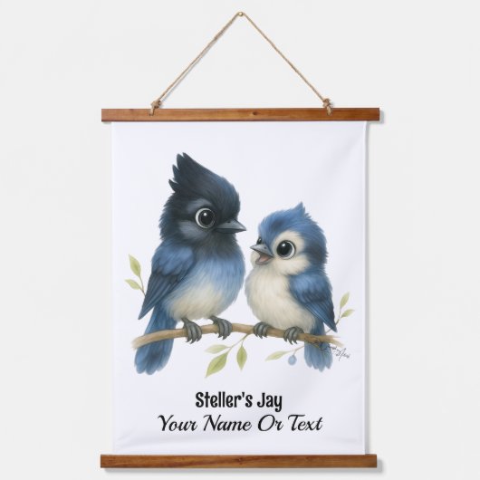 Tapisserie Suspendue Jay de Sassy Steller (Recto)