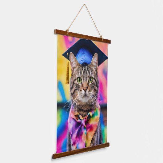 Tapisserie Suspendue Jazzy Kitty grand casquette (Angulaire)