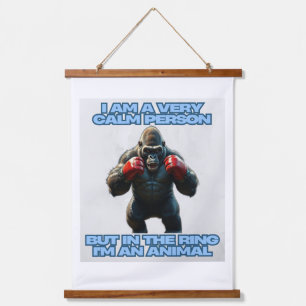 Tapisserie Suspendue Je suis une personne tranquille, mais dans la cein