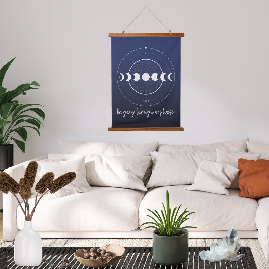 Tapisserie Suspendue Je traverse une phase de lune