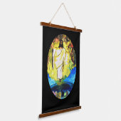 TAPISSERIE SUSPENDUE JÉSUS CHRIST RETOURNE, LE RAPIDE. (Angulaire)