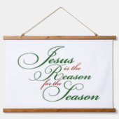 Tapisserie Suspendue Jésus est la raison (Devant)