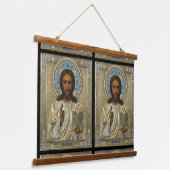 TAPISSERIE SUSPENDUE JESUS ICON (Angulaire)