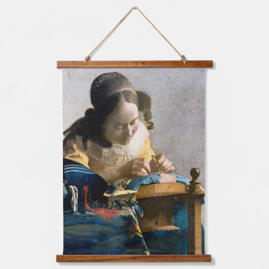 Tapisserie Suspendue Johannes Vermeer - Le Lacemaker (Recto)