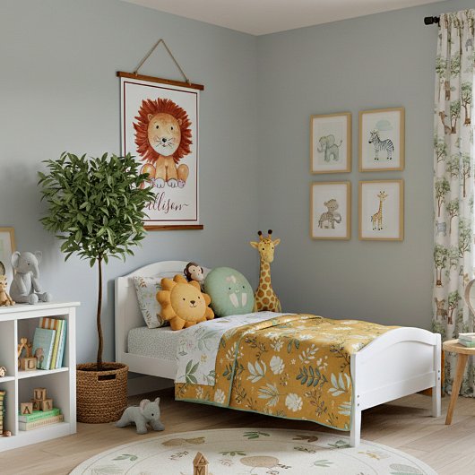 Tapisserie Suspendue Joli lion dessiné à la main enfants personnalisés