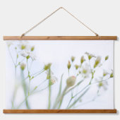 Tapisserie Suspendue Jolie Fleurs Sauvages Blanches Douces (Devant)
