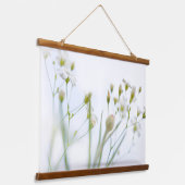 Tapisserie Suspendue Jolie Fleurs Sauvages Blanches Douces (Angulaire)