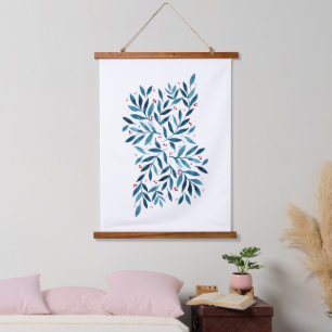 Tapisserie Suspendue Jolies branches d'aquarelle