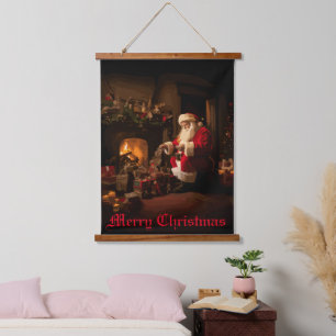 Tapisserie Suspendue Jolly Old Saint Nick