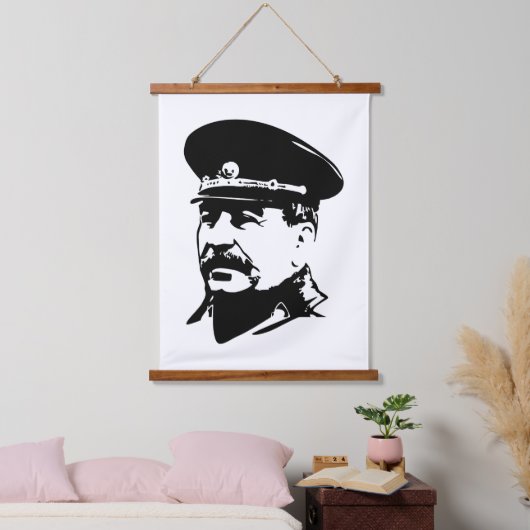 Tapisserie Suspendue Joseph Stalin, USSR, CCCP, Soviet Union, Communism (Chambre à coucher)
