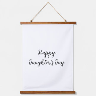 Tapisserie Suspendue Joyeux jour de filles si.ple minimum ajouter le no