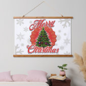 Tapisserie Suspendue Joyeux Mur de Noël (Chambre à coucher)
