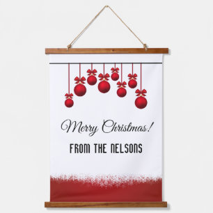 Tapisserie Suspendue Joyeux Noël de NOM À INSÉRER