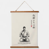 Tapisserie Suspendue Karate 5th Precept - Mentality Over Technique (Recto)