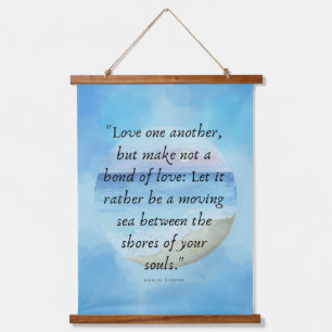 Tapisserie Suspendue Khalil Gibran Love Citation Wall Art Tapestry