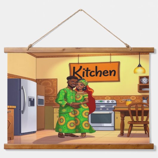 Tapisserie Suspendue KITCHEN Wall Tapestry (Devant)