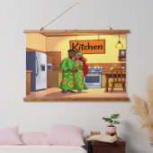Tapisserie Suspendue KITCHEN Wall Tapestry (Chambre à coucher)