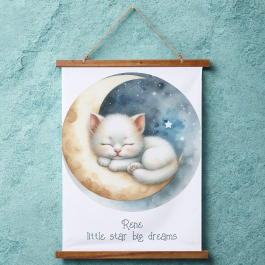 Tapisserie Suspendue Kitten et Moon