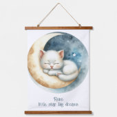 Tapisserie Suspendue Kitten et Moon (Recto)
