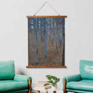 Tapisserie Suspendue Klimt Beech Grove I Paysage Forestier Art