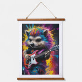 Tapisserie Suspendue Koala jouant de la guitare, du graffiti (Recto 2)