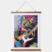 Tapisserie Suspendue Koala jouant de la guitare, du graffiti (Recto 3)