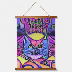 Tapisserie Suspendue kool psychédélique bizarre katz 40