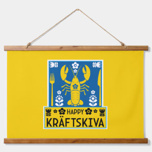 Tapisserie Suspendue Kräftskiva - Fête Suédoise des Écrevisses