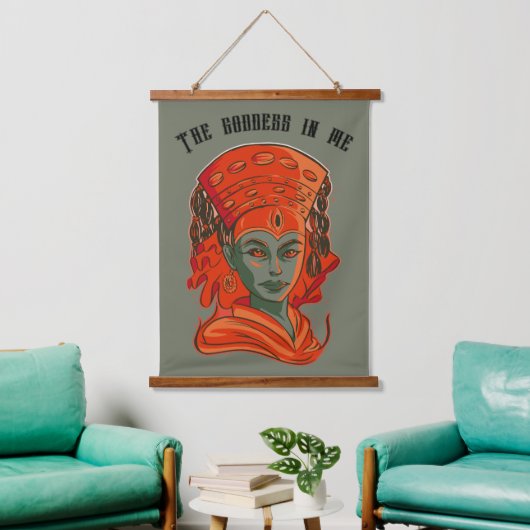 Tapisserie Suspendue Kumari - La déesse en moi (Salon)