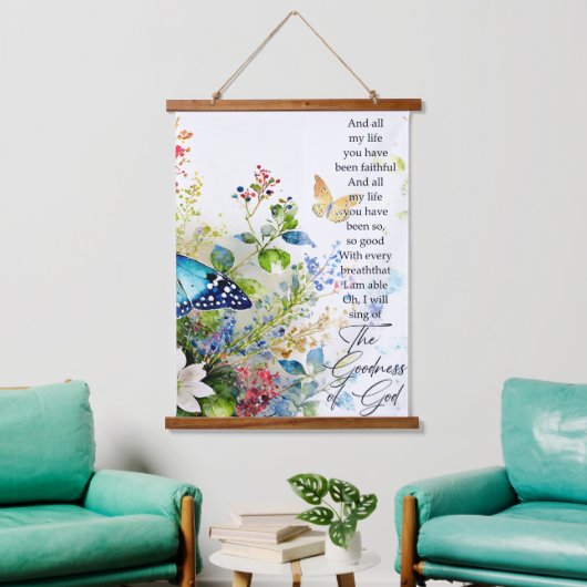 Tapisserie Suspendue La bonté de Dieu (Salon)