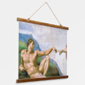 Tapisserie Suspendue La création d'Adam, Michel-Ange (Incliné)