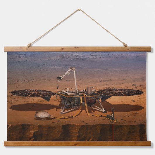 Tapisserie Suspendue La Lander de l'Insight (Devant)