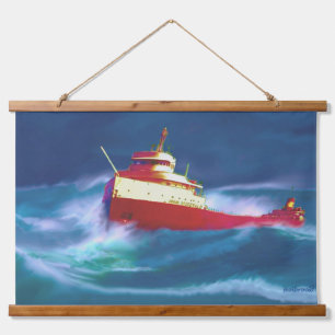 Tapisserie Suspendue LA Naufrage de l'EDMUND FITZGERALD