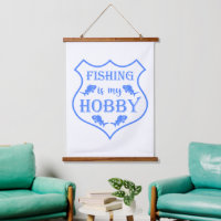 La pêche est ma citation de bouclier de hobby sur