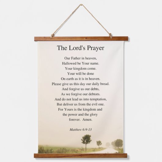 Tapisserie Suspendue La prière du Seigneur (Recto)