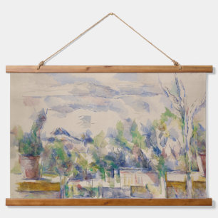 Tapisserie Suspendue La terrasse du jardin aux Lauves, Cézanne
