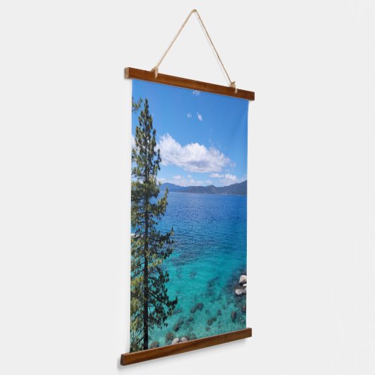 Tapisserie Suspendue Lac Tahoe Blue Green Waters (Angulaire)